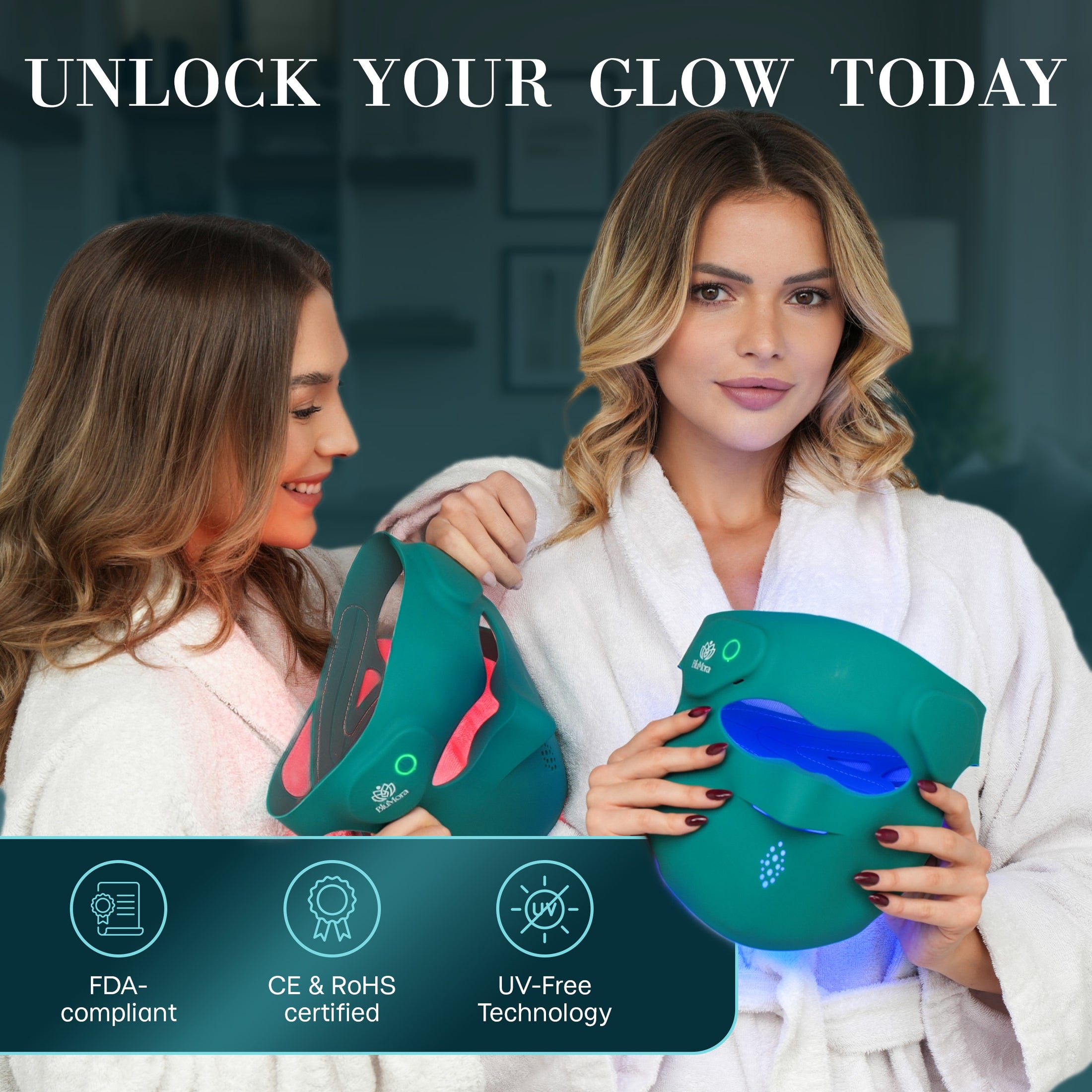 BluMora 3D Pro-Glow LED Mask