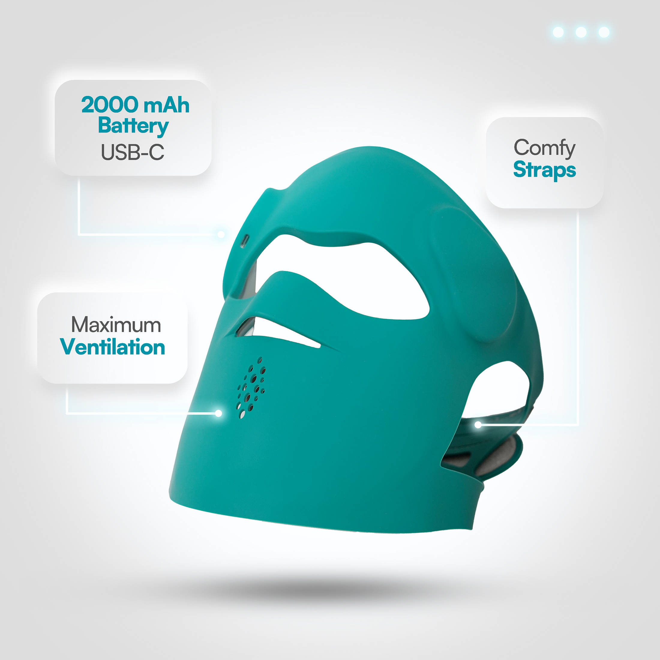 BluMora 3D Pro-Glow LED Mask